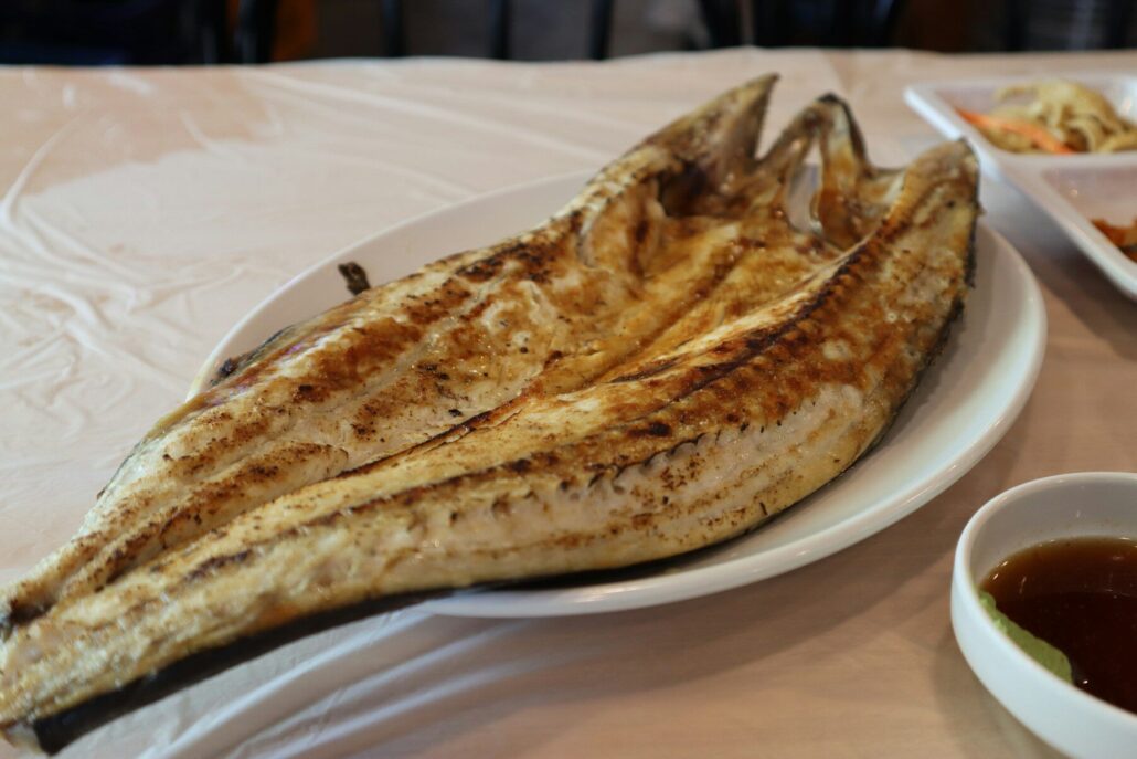 a plate of food